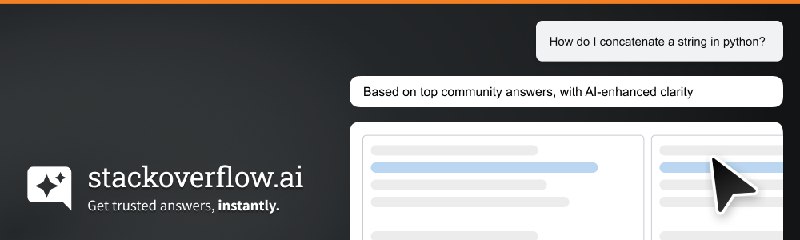 2. stackoverflow.ai标语：即刻获取可靠答案