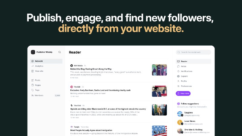 5. Ghost 6.0标语：这款开源产品已为创作者带来超1亿美元收益